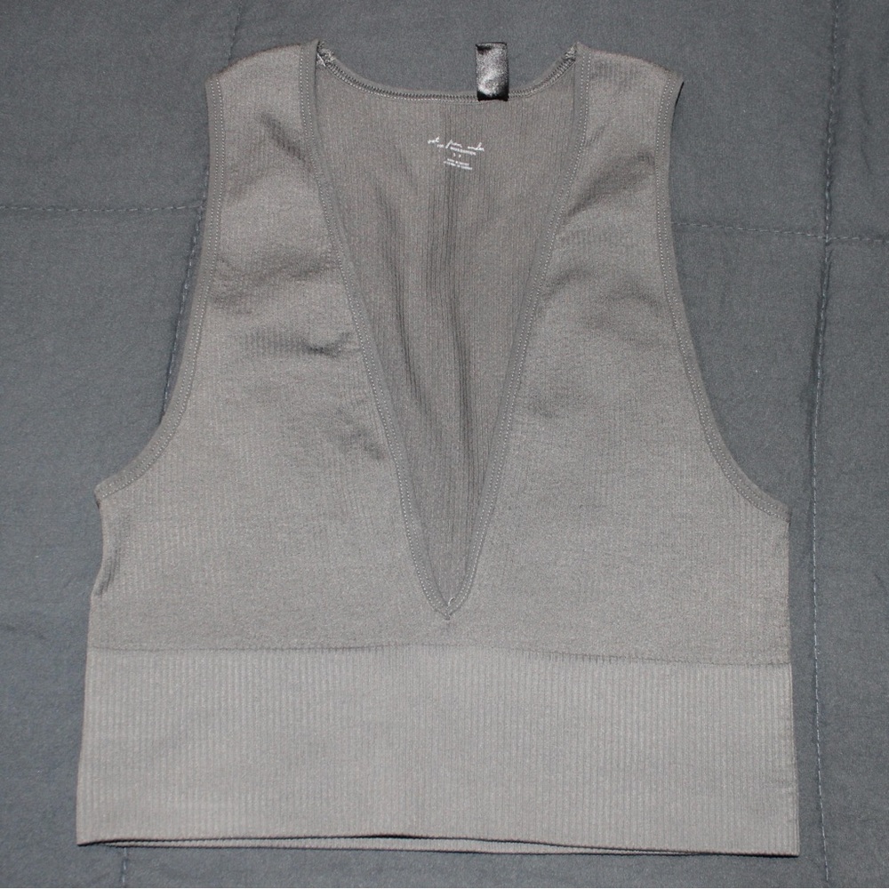 Urban Outfitters Gray Crop Top